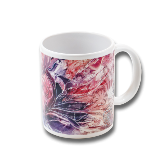 Keramický hrnek bílý-Panna Marie