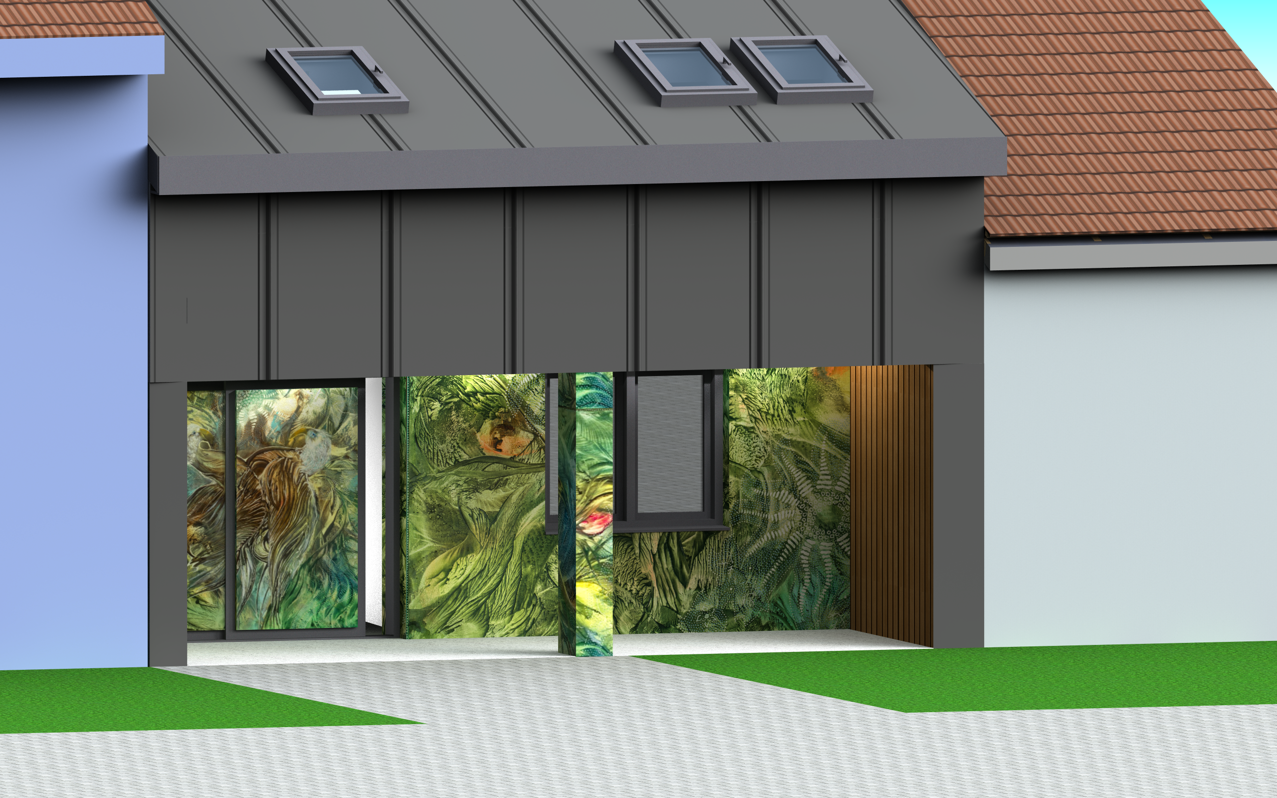 Sklokeramická fasáda Velké Bílovice - Obrázek 8