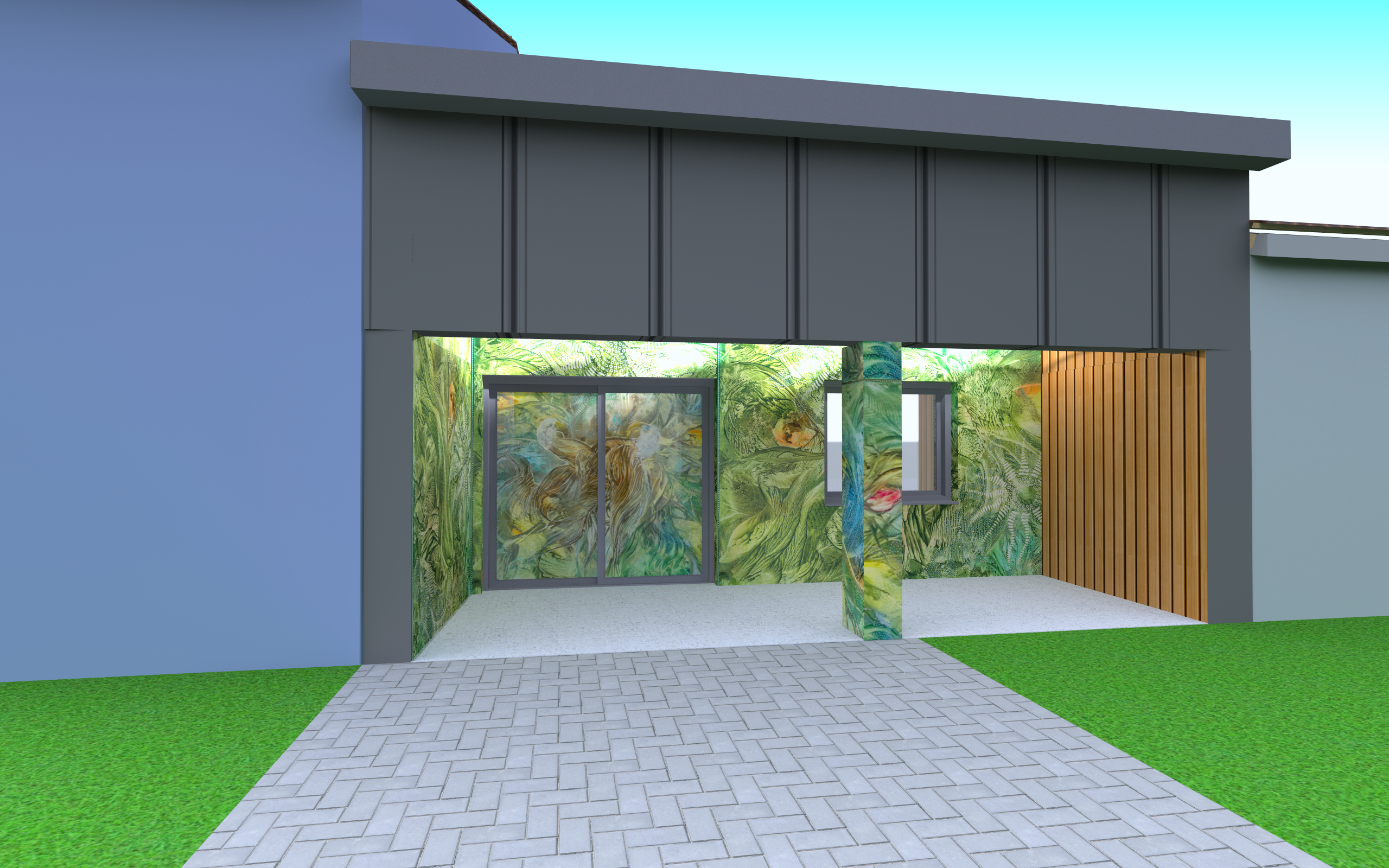 Sklokeramická fasáda Velké Bílovice - Obrázek 12