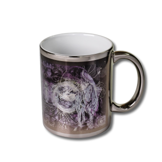 Keramický hrnek stříbrný - Monarchie