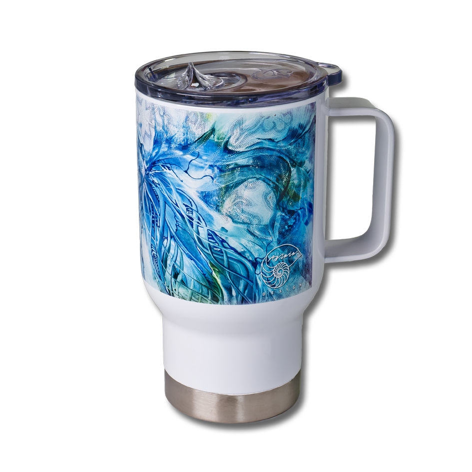 Bílý termohrnek - Atlantida