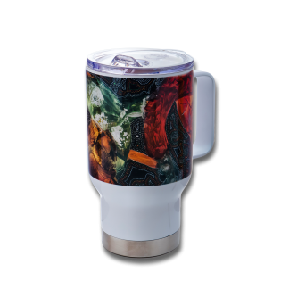 Bílý termohrnek - Dubaj