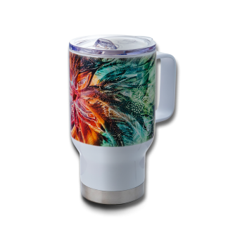 Bílý termohrnek - Hojnost