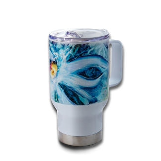 Bílý termohrnek - Vděčnost