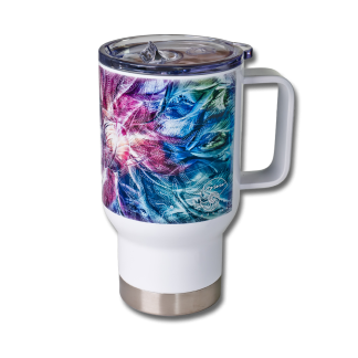 Bílý termohrnek - Život