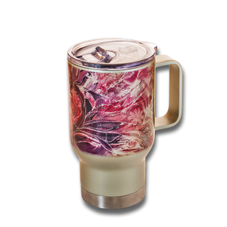 Termohrnek stříbrný - Panna Marie